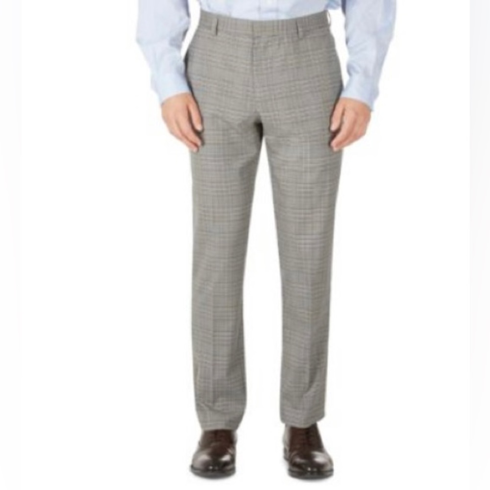Tommy Hilfiger Men's Modern-Fit TH Flex Stretch Patterned Performance Pants